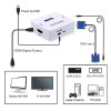 POWERTECH Video Converter VGA & 3.5mm Audio σε HDMI CAB-H107, Full HD