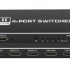 HDMI switch CAB-H149 με τηλεχειριστήριο, 4 σε 1, 8K/60Hz, μαύρο