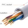 POWERTECH καλώδιο δικτύου CAB-N288, Cat 5e U/UTP, CCA, 26AWG, 305m, γκρι