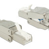 POWERTECH βύσμα δικτύου RJ45 CAB-N351, CAT 6A STP, tool-free, μεταλλικό