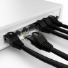 POWERTECH καλώδιο δικτύου CAB-N403, Cat 6 U/UTP, CCA, 250Hz, 1m, μαύρο