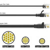 POWERTECH καλώδιο δικτύου CAB-N428, Cat 6A U/UTP, ultra slim, copper, 500MHz, 1.5m, μαύρο