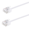 POWERTECH καλώδιο δικτύου CAB-N474, Cat 6A U/UTP, ultra slim, copper, 500MHz, 5m, λευκό