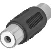 POWERTECH αντάπτορας RCA θηλυκό σε θηλυκό CAB-R021, μαύρος