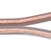 POWERTECH καλώδιο ήχου 2x 0.50mm² CAB-SP012, CCA, 10m, διάφανο