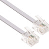 POWERTECH καλώδιο τηλεφώνου RJ11 6P4C CAB-T003, 3m, λευκό