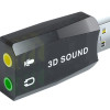 POWERTECH κάρτα ήχου USB CAB-U036, 5.1CH, έξοδος μικροφώνου & ακουστικού