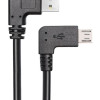 POWERTECH καλώδιο USB σε USB Micro CAB-U133, 90°, Easy USB, 1m, μαύρο