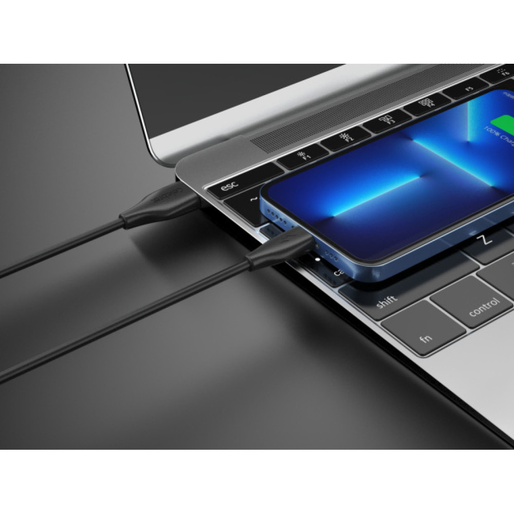 CELEBRAT καλώδιο USB-C σε USB CB-31A, 3A, 480Mbps, 1m, μαύρο