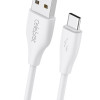 CELEBRAT καλώδιο USB-C σε USB CB-31A, 3A, 480Mbps, 1m, λευκό