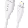CELEBRAT καλώδιο Lightning σε USB CB-31, 3A, 480Mbps, 1m, λευκό
