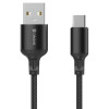 CELEBRAT καλώδιο USB-C σε USB CB-32, 3A, 1m, μαύρο