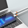 CELEBRAT καλώδιο Lightning σε USB CB-33L, flat, 2.4A, 1m, λευκό