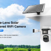 VSTARCAM smart ηλιακή κάμερα CB621SR, triple lens, 2MP, WiFi, SD, PTZ, IP66