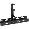 BRATECK cable management γραφείου CC11-10-1, μεταλλικό, 40x12.9x19cm, μαύρο