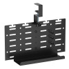 BRATECK cable management γραφείου CC11-20-1, μεταλλικό, 384x63x307mm, μαύρο