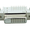 DVI Connector - DVI 25P, Nickel, White
