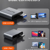 CABLETIME card reader CT-ACCD3-AG για SD & micro SD, USB 3.0, 5Gbps, γκρι
