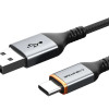 CABLETIME καλώδιο USB σε USB-C CT-AMCM3A, 3A, 1m, μαύρο