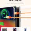 CABLETIME καλώδιο USB-C CT-CM60-PBW, 60W PD, 480Mbps, 0.25m, μαύρο