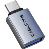 CABLETIME αντάπτορας USB-C σε USB CT-CMAF10-AG, 10Gbps, γκρι