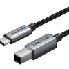 CABLETIME καλώδιο USB-C σε USB Type B CT-CMBM1, 480Mbps, 1m, μαύρο