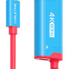 CABLETIME καλώδιο USB-C σε HDMI CT-CMHD4P, 4K/60Hz, PD100W, 2m, κόκκινο