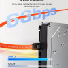 CABLETIME καλώδιο SATA III CT-SATA3, 6Gbps, 0.50m, πορτοκαλί