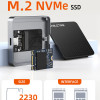 CABLETIME θήκη για M.2 NVME SSD CT-SSD04-AG, μαγνητική, 10Gbps, γκρι