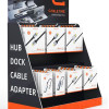 CABLETIME stand προβολής CT-STAND-SMALL με γάντζους, 36.5 x 20 x 54.6cm