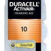 DURACELL μπαταρίες ακουστικών βαρηκοΐας Activair 10, 1.45V, 6τμχ
