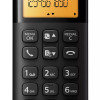 PHILIPS ασύρματο τηλέφωνο D1601B/34, με ελληνικό μενού, μαύρο