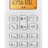 PHILIPS ασύρματο τηλέφωνο D1601T-34, με ελληνικό μενού, λευκό-πράσινο