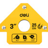 DELI μαγνητική γωνία συγκόλλησης DL-HDW25 με 45°/90°/135° γωνίες, 3", 11kg