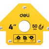 DELI μαγνητική γωνία συγκόλλησης DL-HDW50 με 45°/90°/135° γωνίες, 4", 22kg