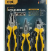 DELI σετ πένσες DL2008-3 με αντιολισθητικές λαβές, 20.5/17.5/17cm, 3τμχ