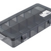 DELI ταμπακιέρα DL432304, 12 θέσεων, 26x13.5x4.4cm, πλαστική, μαύρη