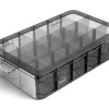 DELI ταμπακιέρα DL432306, 18 θέσεων, 27.5x19x4.4cm, πλαστική, μαύρη