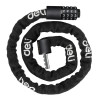 DELI κλειδαριά ποδηλάτου συνδυασμού DL508031, Φ4mm, 1m, μαύρη
