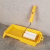 DELI σετ βαφής DL509704, 2x ρολά/λαβή/σκάφη, πολυεστερικός αφρός, 10mm, 100mm, 4τμχ