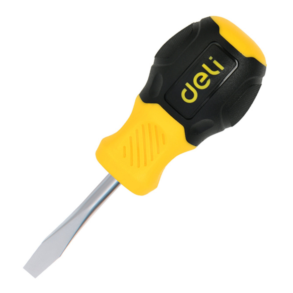 DELI κατσαβίδι ίσιο DL6360381N με αντιολισθητική λαβή, μαγνητικό, 6x38mm