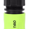 DELI ταχυσύνδεσμος για λάστιχο DL8793 με water stop, 1/2", πράσινος