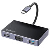 ORICO docking station DM-5P, 5 θυρών, USB-C σύνδεση, 100W PD, 4K, μαύρο