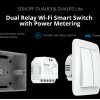 SONOFF smart διακόπτης DUALR3, 2-Gang, WiFi, 15A, λευκός