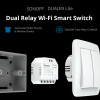 SONOFF smart διακόπτης DUALR3 Lite, 2-Gang, Wi-Fi, 15A, λευκός