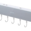 ECOCO κρεμάστρα κουζίνας E2027 με 7 γάντζους, 3.8x6x30cm, γκρι