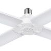 POWERTECH LED λάμπα E27-018, 4x αναδιπλούμενα πτερύγια, 52W, 4000K, E27