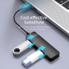 ORICO USB hub FL02, 4x θυρών, USB 2.0, 480Mbps, USB σύνδεση, μαύρο