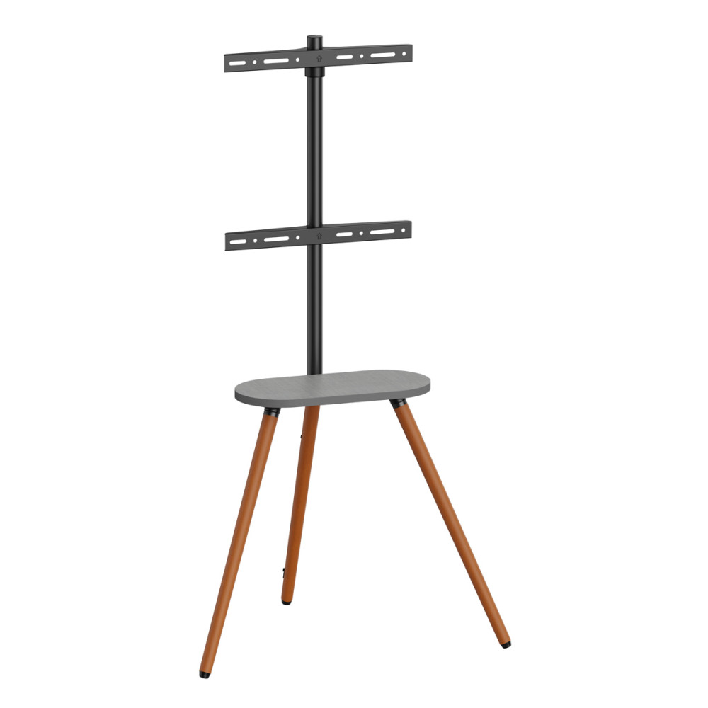 BRATECK βάση τηλεόρασης δαπέδου FS28-44F-04, 43-65", έως 35kg, με ράφι
