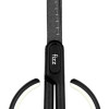 FIZZ ψαλίδι FZ212003-W με χάρακα, μεταλλική λεπίδα, 17cm, μαύρο-λευκό